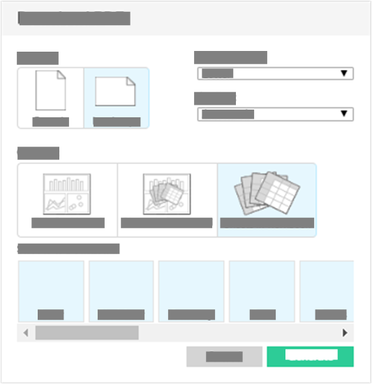 Download PDF setup dialog box